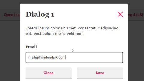 Accessible Modal Dialog Component In Vanilla JavaScript