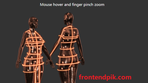 Mouse hover and finger pinch zoom